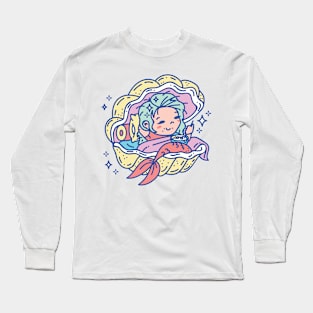 Sunday chill Mermaid Long Sleeve T-Shirt